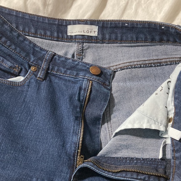 Ann Taylor loft denims 8-29 curvy high waist denims - Picture 3 of 9